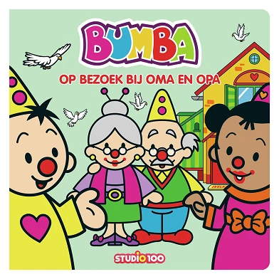 Bumba Kartonboek - Op bezoek bij Oma en Opa