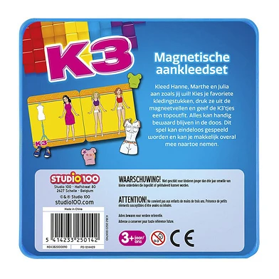 K3 Magnetisch Aankleed Reisspel