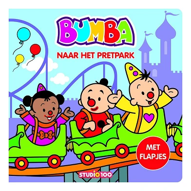Livre cartonné Bumba avec rabats pour parc d'attractions