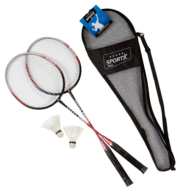 SportX Badmintonset Pro in Tas