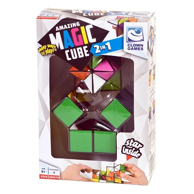 Puzzle Cube Magique Clown 2-en-1