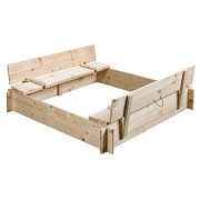 Houten Zandbak Blank - Gucio