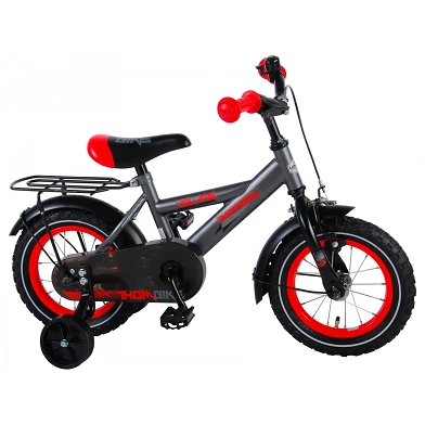 Volare Thombike Fiets - 12 inch - Grijs/Rood