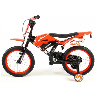 Volare Motorbike Fiets - 16 inch - Oranje