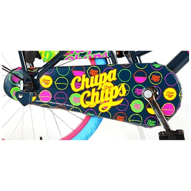 Chupa Chups Oma Fiets - 20 inch - (Donker)Blauw/Roze