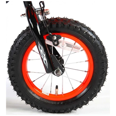 Volare Motorbike Fiets - 12 inch - Oranje - Twee handremmen
