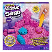 Kinetic Sand - Schimmerndes Sandburg-Set Pink, 453gr.