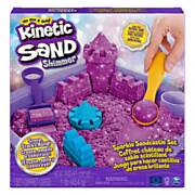 Kinetic Sand - Shimmer Sand Castle Set Lila, 453gr.