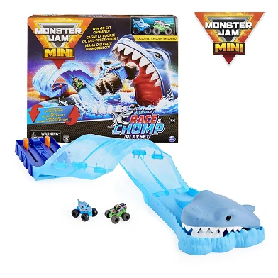 Monster Jam Mini Megalodon Race & Chomp Spielset