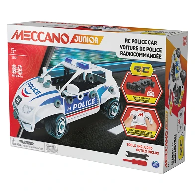 Meccano Junior - Kit de construction RC STEM pour voiture de police