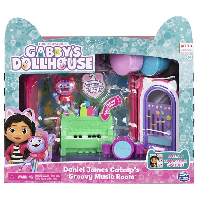 Gabby's Dollhouse – DJ Catnip Musikzimmer-Spielset