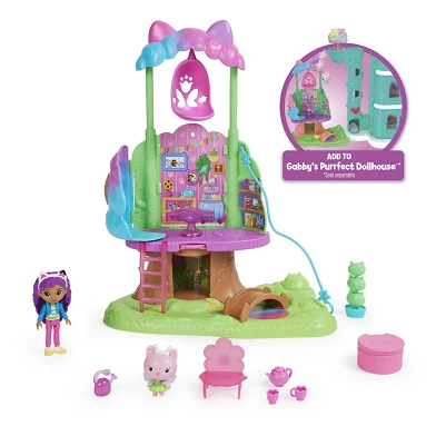 Gabby's Dollhouse - La cabane dans les arbres du jardin de la fée de Kitty