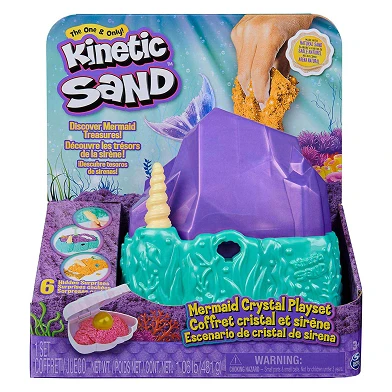 Kinetic Sand - Ensemble de jeu en cristal de sirène