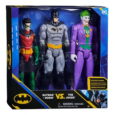 Batman, Robin en Joker Actiefiguren, 30 cm Figures