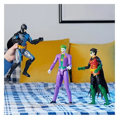 Figurines d'action Batman, Robin et Joker, figurines de 30 cm