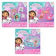 Gabby's Dollhouse – Pop-Up-Spiel, Kartenspiel und Domino-Spiele und Puzzle-Paket