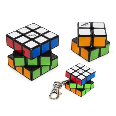 Rubik's Family Pack (3x3, 2x2) Porte-clés Puzzle cérébral