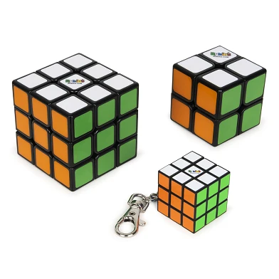 Rubik's Family Pack (3x3, 2x2) Porte-clés Puzzle cérébral