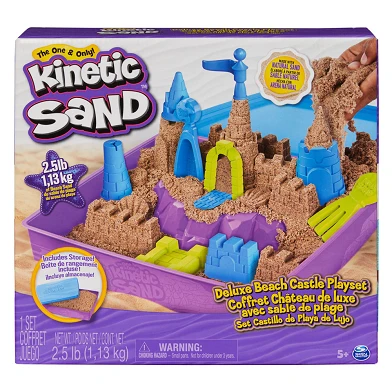 Kinetic Sand - Coffret de jeu Château de plage de luxe