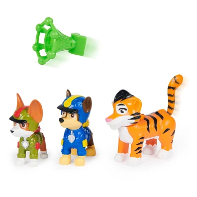 PAW Patrol Jungle Pups Speelfiguren - Chase, Tracker Tiger, 5dlg.