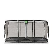 EXIT Allure Premium inground trampoline 244x427cm - zwart