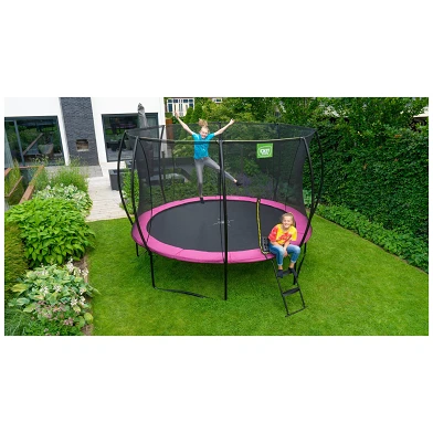 EXIT Silhouette trampoline ø427cm - roze