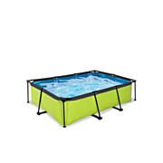 EXIT Lime zwembad 220x150x65cm met filterpomp - groen