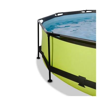 EXIT Lime zwembad ø360x76cm met filterpomp - groen