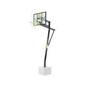 EXIT Galaxy basketbalbord voor grondmontage - groen/zwart