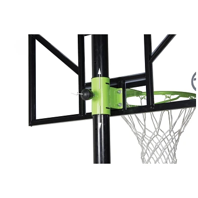 EXIT Comet verplaatsbaar basketbalbord - groen/zwart