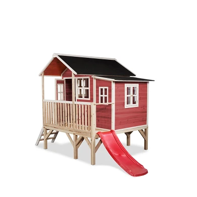 EXIT Loft 350 houten speelhuis - rood