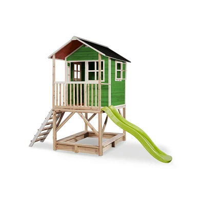 EXIT Loft 500 houten speelhuis - groen