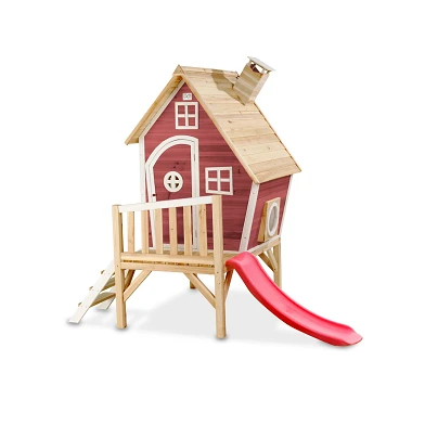 EXIT Fantasia 300 houten speelhuis - rood