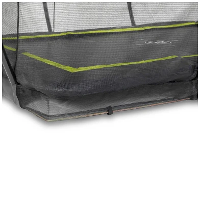 EXIT Silhouette inground trampoline 214x305cm met veiligheid