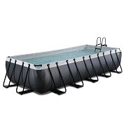 EXIT Black Leather zwembad 540x250x100cm met zandfilterpomp 