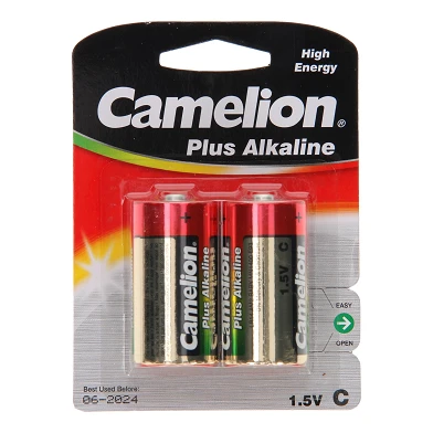 Camelion Plus pile alcaline C/LR14, 2 pièces