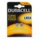Duracell Alkaline Batterij LR54 1.5V, 2st.