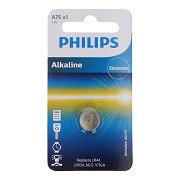 Philips Alkaline Knoopcelbatterij LR44/76A