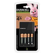 Duracell Oplader Charger Cef14 incl. 2x AA1300mah & 2x AAA 750mah, 5dlg.