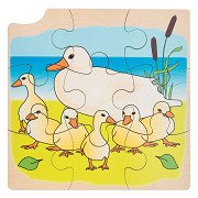 Rolf - Wachstums- und 4-Schichten-Puzzle, 36st.