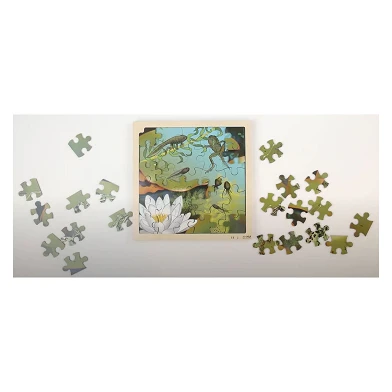 Rolf Connect - Wachstums- und 4-Schichten-Puzzle Kikker, 86 Teile.