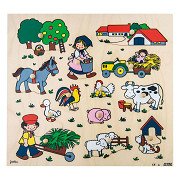 Rolf - Stud Puzzle Wood Farm, 13 pcs.