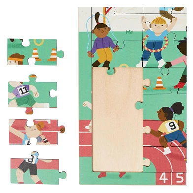 Rolf - Puzzle en bois Jeux d'été, 72 pcs.
