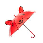 Vrolijke Dieren Paraplu - Rood, Ø 50 cm