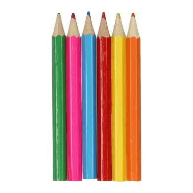 Crayons de couleur Smile Face, 6pcs.
