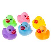 Canards en caoutchouc couleur, 24pcs.