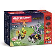 Magformers Zoo Racing Set, 55 pièces.