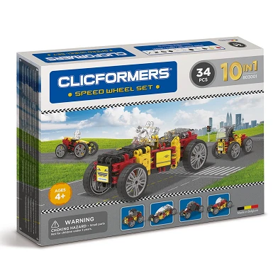 Clicformers - Coffret de voitures de course