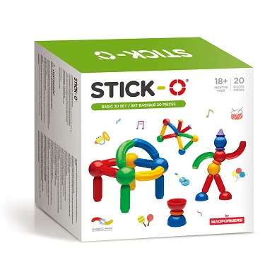 Ensemble Stick-O Basic, 20 pièces.