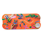 Clixo Magnetisches Bauspielzeug Rainbow Pack, 60 Stück
